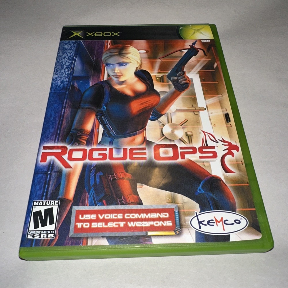 Rogue Ops (Xbox, 2003) Complete w/ Manual CIB Near Mint Disc Excellent Condition